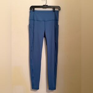 Arc’teryx Women’s Blue Leggings High Rise Athletic Yoga Pants Stretch Pockets